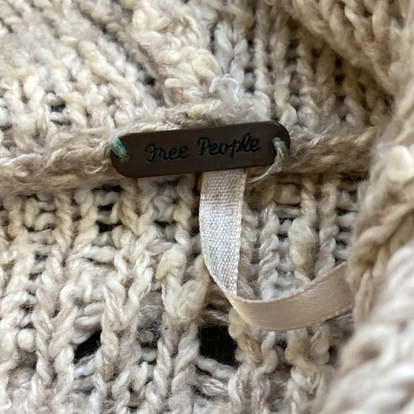 Free People Oversize Knit  Zip Up - Picture 4 of 4